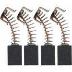 Lot de 2 paires de balais de charbon pour moteur 12 x 8 x 5 mm compatibles avec meuleuse d'angle ws125 ...