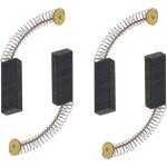 Lot de 2 paires de balais de charbon pour moteur 6 x 11 x 30 mm pour meuleuse d'angle rotative, perceuse ...