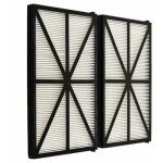 Lot de 2 panneaux filtres pour robot tiger shark - rcx70101pak2 - noir