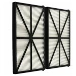 Lot de 2 panneaux filtres pour robot tiger shark - rcx70101pak2 - noir