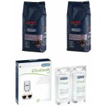 Lot de 2 paquets caf en grains kimbo espresso prestige 1kg et 1 dtartrant