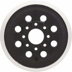 Lot de 2 patins de ponceuse de rechange  8 trous de 12, 7 cm, compatibles avec bosch gex 125 - 1 ae, ...