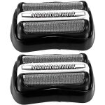 Lot de 2 pices de rechange pour rasoir braun srie 3 32b, grille et couteaux de rechange
