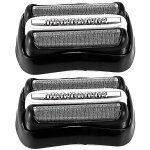 Lot de 2 pices de rechange pour rasoir braun srie 3 32b, grille et couteaux de rechange