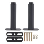 Lot de 2 pieds de support r�glables en m�tal (17, 8 � 34, 3 cm), pour cadre de lit, lattes centrales, ...