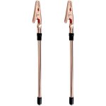 Lot de 2 pinces crocodiles pour collier, montre, fermoirs, fermetures �clair et fermoirs (or rose)