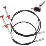 Lot de 2 pince pour deboucher evier canalisation, pince � lot pince griffes flexible, flexible � griffe ...