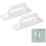 Lot de 2 poign�es autocollantes, poignee baie vitree exterieure, poign�e meuble, pour poign�e de porte ...