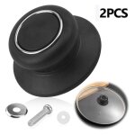 Lot de 2 poign�es de couvercle de casserole en verre, bouton de couvercle de casserole anti - br�lure, ...