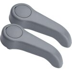 Lot de 2 poign�es de r�glage de si�ge avant grises pour renault clio 2 twingo 1 7701209658 7701470827 ...