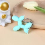Lot de 2 porte - cl�s en caoutchouc souple en forme de chien � bulles pour voiture, sac d'�tudiant, porte ...