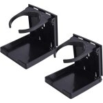 Lot de 2 porte - gobelets universels rglables pour camions et bateaux, support mural pliable pour gobelets ...