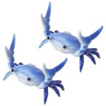 Lot de 2 porte - stylos en forme de crabe, mignons, pour l'halt�rophilie, support de rangement, cadeau, ...