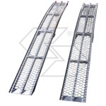 Lot de 2 rampes de jardinage pliantes en aluminium 2300x300mm acc�s facile