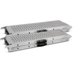Lot de 2 rampes pliables en acier galvanis 160cm - charge max 500 kg / paire - brick