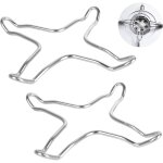 Lot de 2 r�ducteurs � gaz en acier inoxydable pour plaque de cuisson � gaz, plaque de cuisson, plaque ...