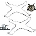 Lot de 2 rducteurs  gaz en acier inoxydable pour plaque de cuisson  gaz, dessous de plat, wok, cuisinire ...