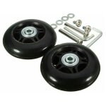 Lot de 2 roues de rechange pour valise ? diam�tre 40mm ? largeur 18mm ? moulage monobloc durable ? silencieuse ...