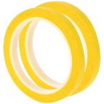 Lot de 2 rouleaux de ruban adh�sif jaune fonc� pour tableau blanc r�sistant � la chaleur pour fil de ...