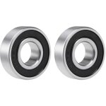 Lot de 2 roulements  billes, 6202 - 2rs en acier  rainure profonde scells en caoutchouc double face ...