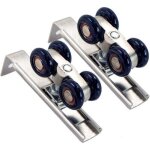 Lot de 2 roulettes pour portes coulissantes