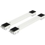 Lot de 2 roulettes de transport lave - linge sous chssis pour lave - linge rfrigrateur sche - linge, ...