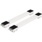 Lot de 2 roulettes de transport moblies - sous ch�ssis pour lave - linge r�frig�rateur s�che - linge, ...