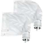 Lot de 2 sacs filtrants pour nettoyeur de piscine convient pour polaris360 et 380 nettoyeur de piscine ...