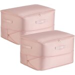 Lot de 2 sacs de rangement auto - compressants peu encombrants, sac de voyage, sac de couette portable, ...