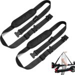 Lot de 2 sangles pour trottinette, r�glables et dot�es d'�paules antid�rapantes extra �paisses. compatibles ...