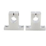 Lot de 2 sk12 support d'arbre lin�aire 12mm cnc unit�s de glissi�re � billes � mouvement lin�aire support ...