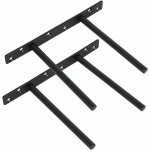 Lot de 2 support pour tagre flottante invisible support en mtal pour tablette flottante en bois dissimul ...
