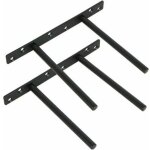 Lot de 2 support pour �tag�re flottante invisible support en m�tal pour tablette flottante en bois dissimul� ...