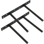 Lot de 2 support pour �tag�re flottante invisible support en m�tal pour tablette flottante en bois dissimul� ...