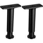 Lot de 2 supports de lit r�glables, rehausseurs de lit, pieds de lit de remplacement, stabilisateur de ...