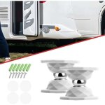 Lot de 2 supports de porte magn�tiques pour camping - car, pour garder la porte ouverte, butoir de porte ...