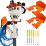 Lot de 2 supports de rangement pour garage, outils �lectriques de jardin, taille - haie, support mural ...