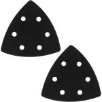 Lot de 2 tampons de polissage pour ponceuse triangulaire 90 x 90 mm, tampons de polissage en �ponge souple ...