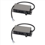 Lot de 2 variateurs d'intensit� cc 0 - 10 v, contr�leur de synchronisation en s�rie, rotatif marche / ...
