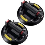 Lot de 2 ventouse vitre professionnelle, vide ventouse en verre pour transport et d�m�nagement de vitre, ...