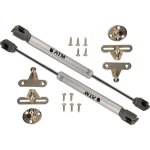 Kotarbau - lot de 2 vrins  gaz hydrauliques pour meubles 80 n argent