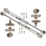 Lot de 2 vrins  gaz pour meubles - 150 n - ressort  gaz hydraulique - argent - kotarbau