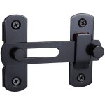 Lot de 2 verrous de porte de grange, coulissants  180 degrs, pour porte de grange, porte coulissante, ...