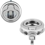Lot de 2 verrous de trappe  tirer, loquet de pont de bateau, claquement de levage de poigne, en alliage ...