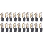 Lot de 20 balais de charbon en cuivre de rechange pour meuleuse d'angle et marteau �lectrique