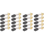 Lot de 20 balais de charbon pour meuleuse d'angle, pi�ces de rechange pour perceuse �lectrique et marteau ...