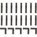 Lot de 20 charni�res invisibles en laiton, 4 x 25 mm, petites charni�res dissimul�es pour bo�tes � bijoux, ...