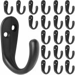 Alovez - lot de 20 crochets muraux à une seule broche pour suspendre des serviettes avec 40 vis pour ... Alovez - lot de 20 crochets muraux à une seule broche pour suspendre des serviettes avec 40 vis pour ...