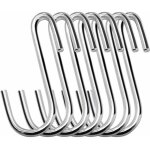 Lot de 20 crochets de suspension en s robustes de 6 cm en forme de s pour cuisine, salle de bain, chambre ...