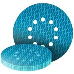 Lot de 20 disques abrasifs excentriques de 225 mm - 10 trous - grain 240 - en forme de losange - anti ...